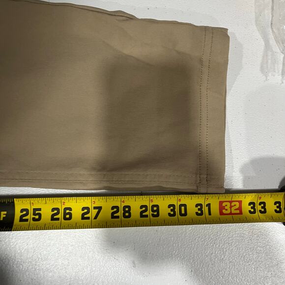 New Prana Stretch Zion Slim Tapered 5 Pocket Sandbar Tan Pants Mens Size 30X32 - Picture 6 of 6